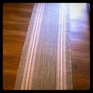 Blue and white Floor Runner